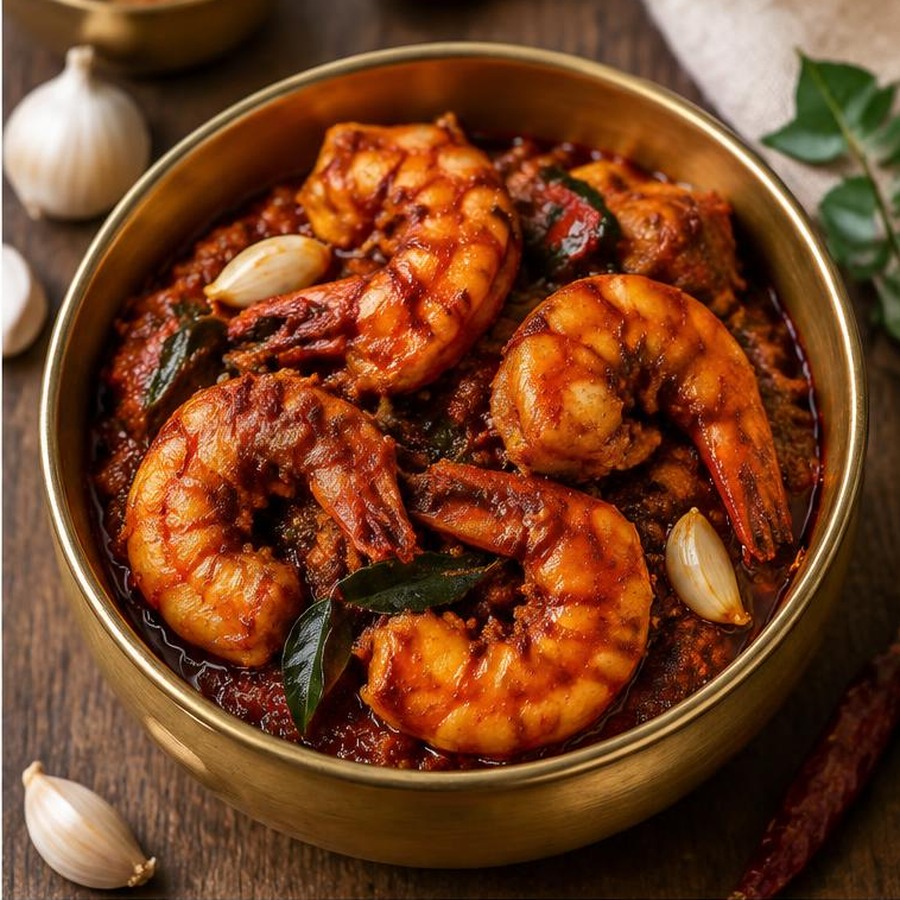 Prawns Pickle, homemade Andhra style